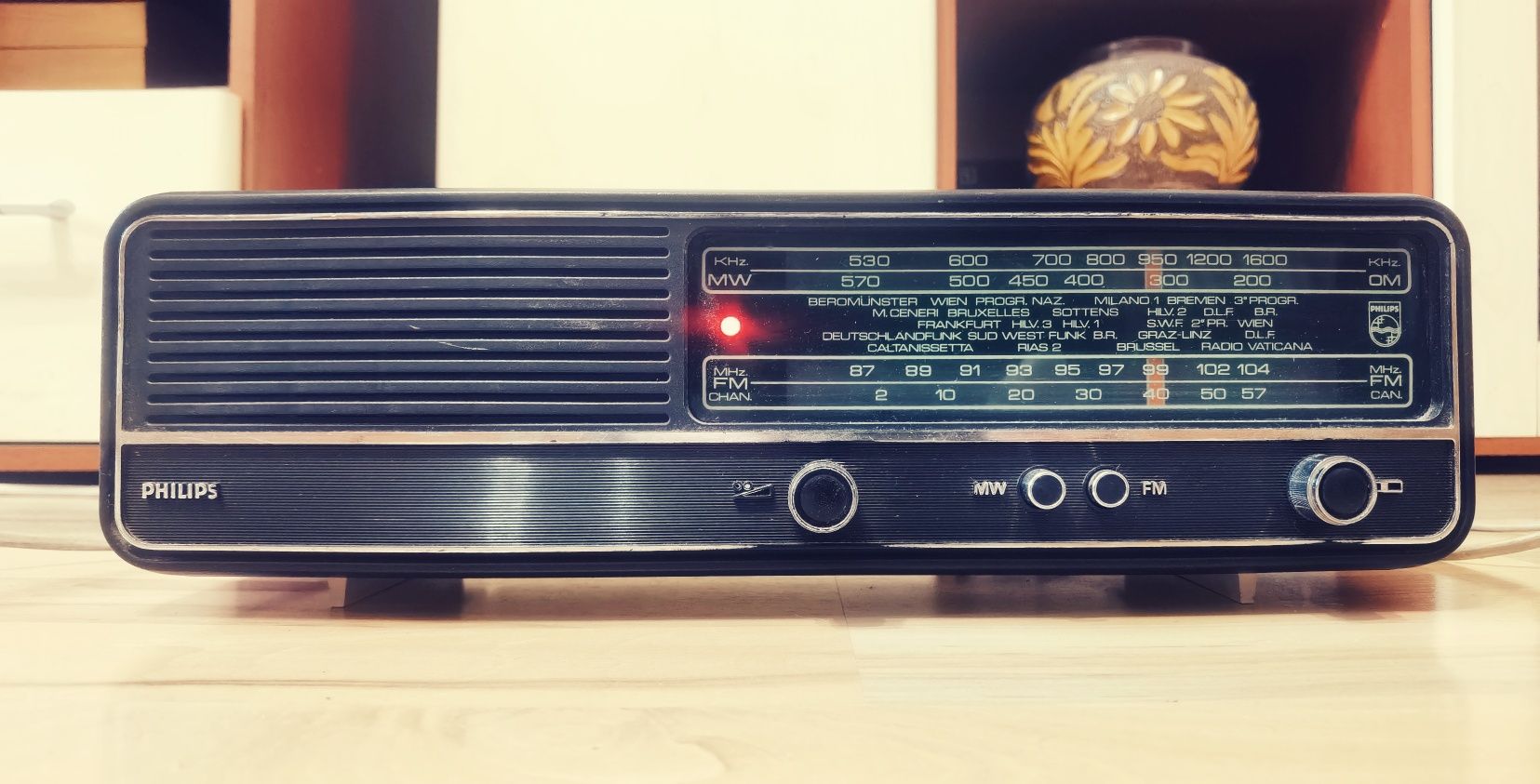 Radio Philips 19 RB 244 retro vintage de colecție anii 70