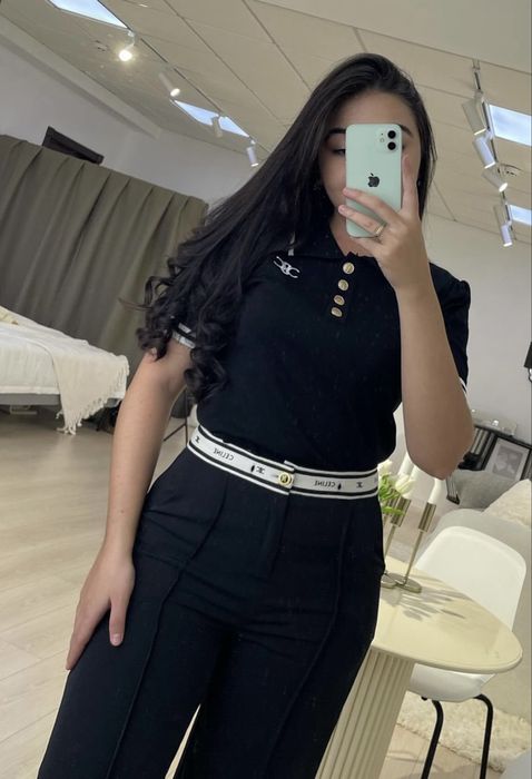 Черные женские Брюки селин новые люкс