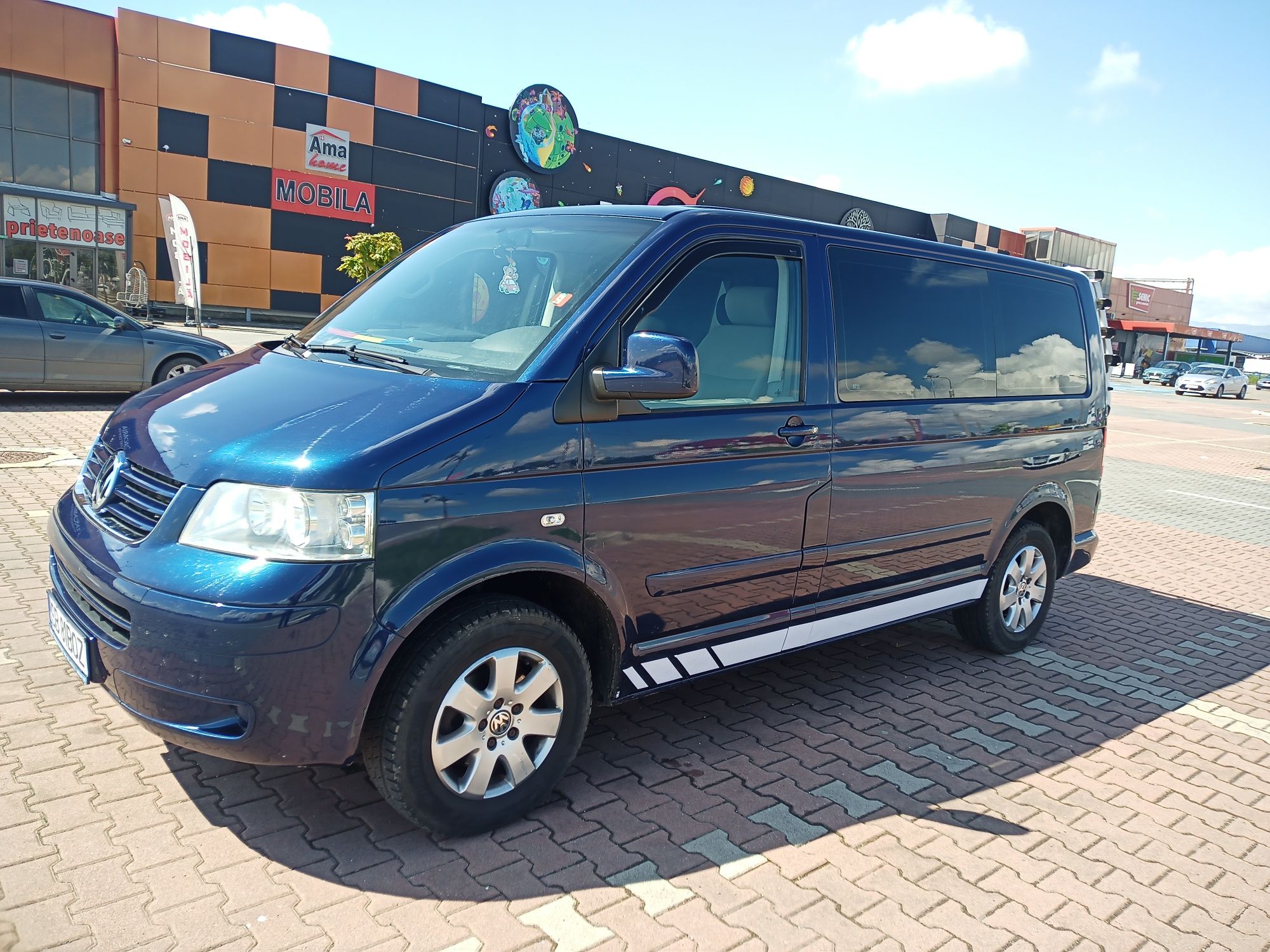 Vw T5 MULTIVAN 2 5 tdi 131 cp  2005, 7 locuri  Cash sau Rate fixe