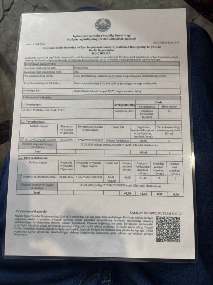 Продам своя офис 48кв