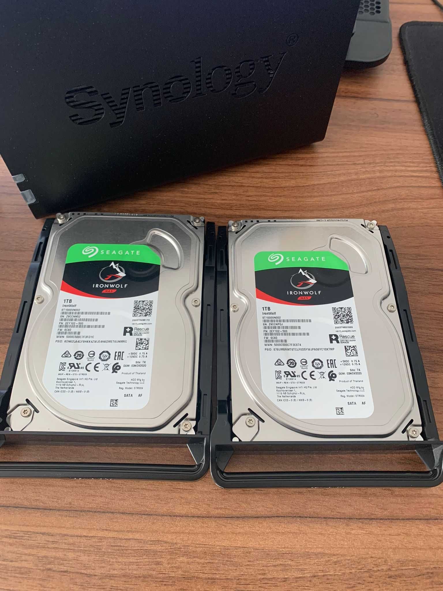 Synology Nas DS220+ 2TB HDD Seagate Ironwolf Nou