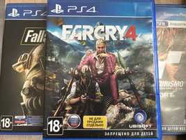 Продам FarCry4; Fallout76; Gran Turismo
