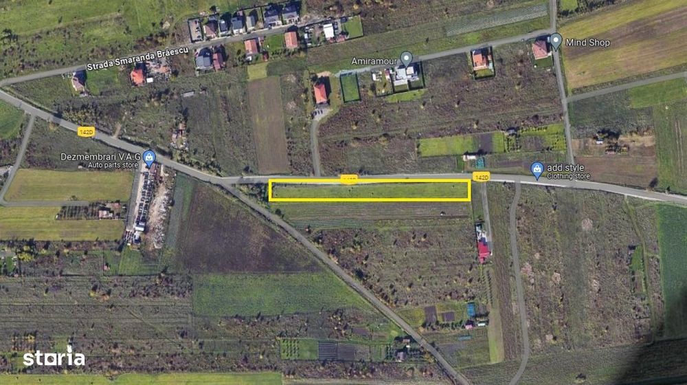 Teren 5800mp pe str. Soporului