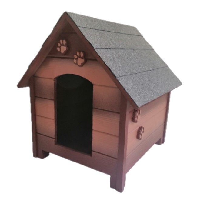 Къща за куче - Кафява,размер М - Къщичка за кучета,Колиба за куче