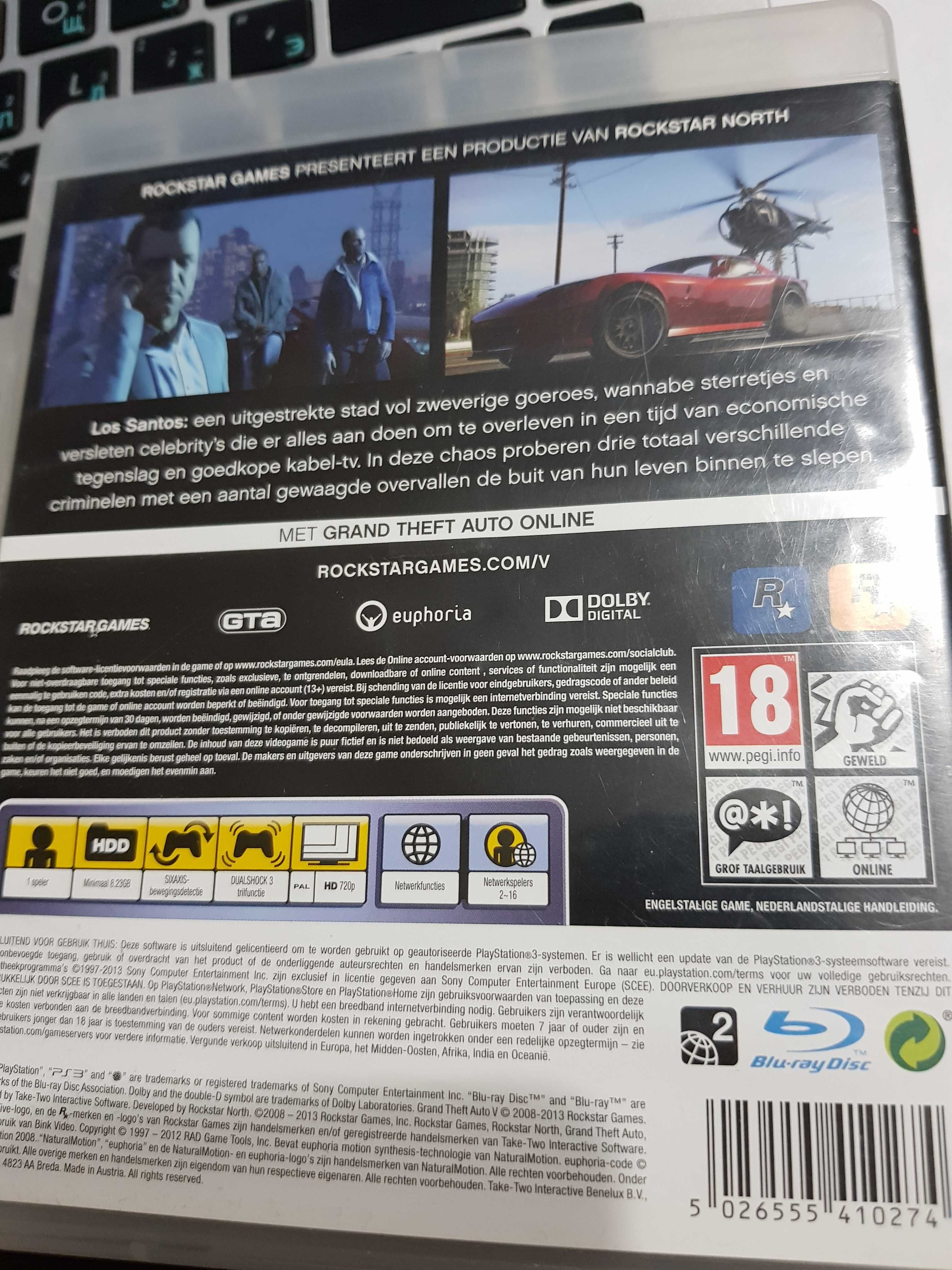 Grand Theft Auto V Five PS 3