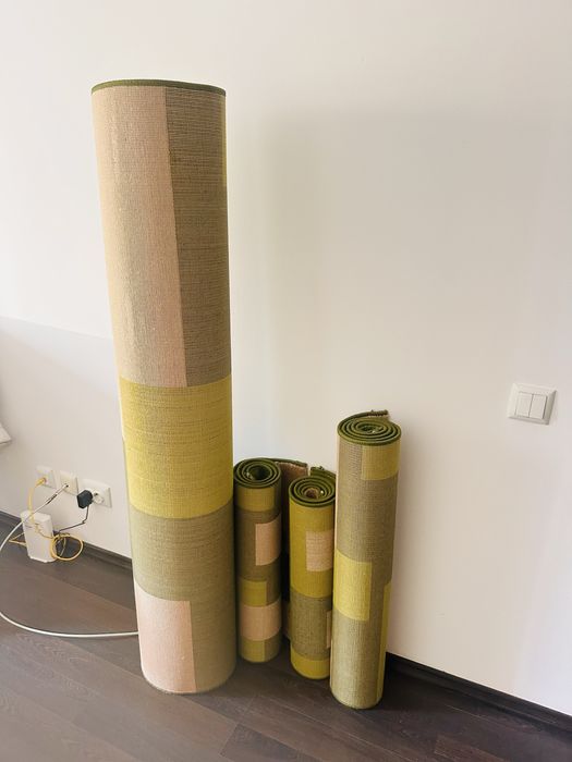 Set 4 covoare verzi marimi diferite