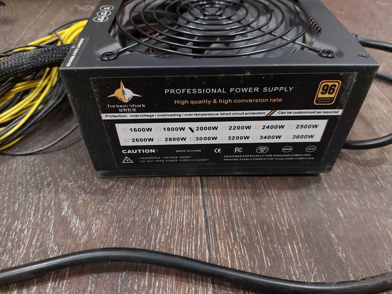 Блок питания PSU Furious Shark 2000W