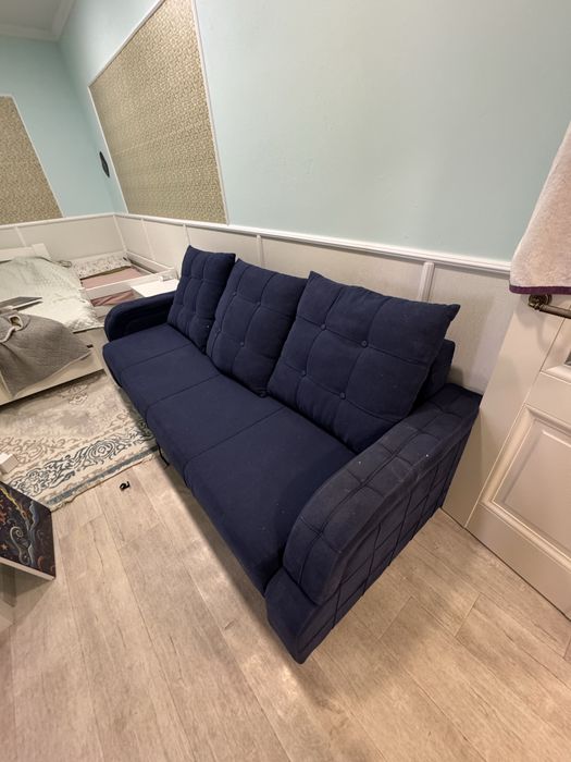 Диван-тахта синий