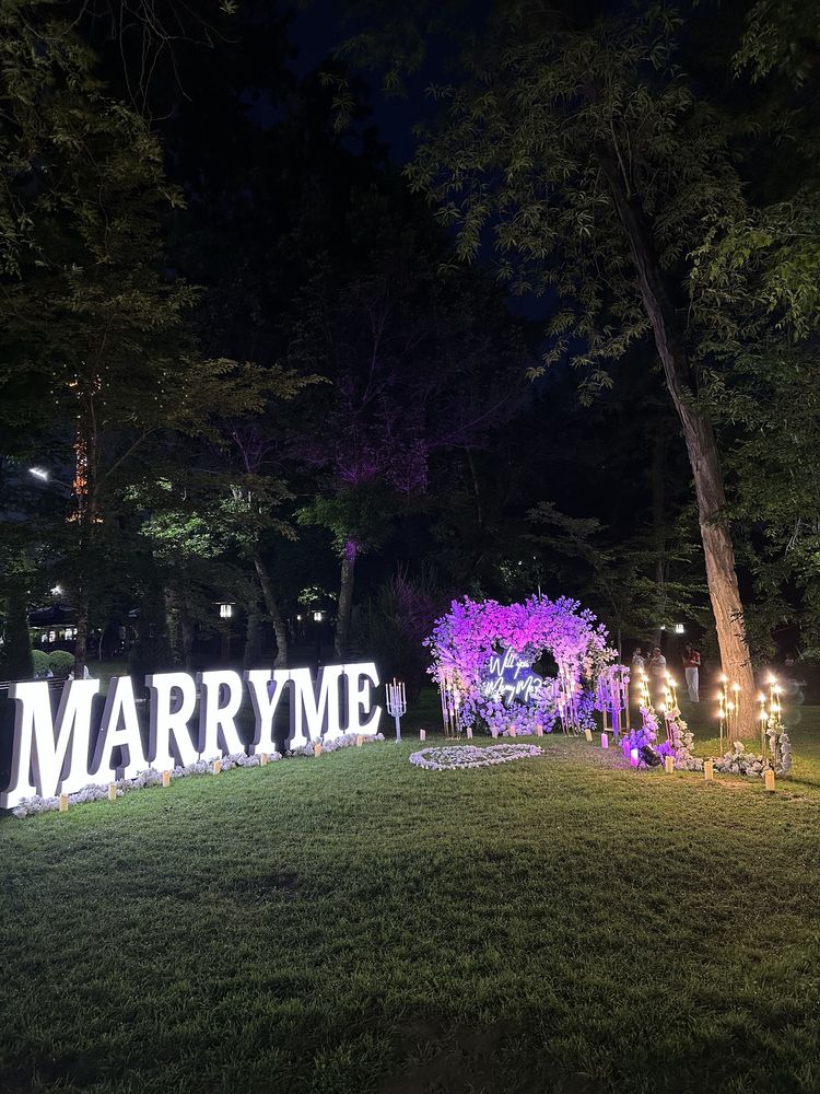 Marry me decor will you marry me