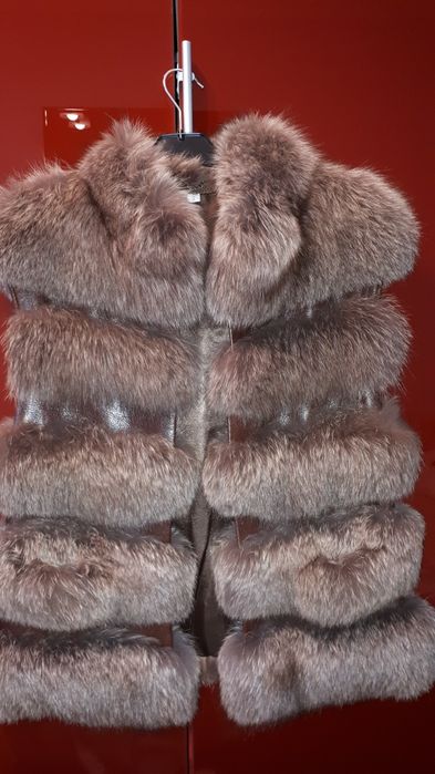 Vesta de blana naturala