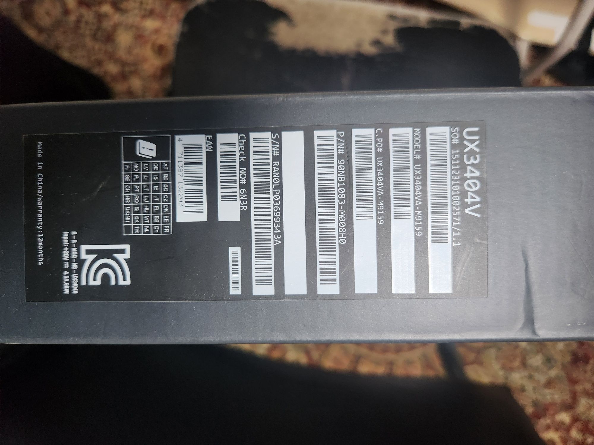 Asus Zenbook 14x ux3404V i9 13900H