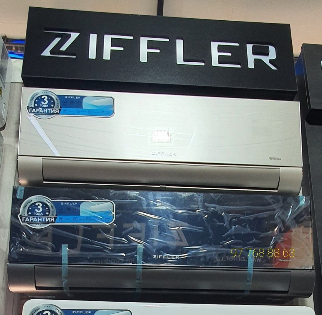 Премиум кондиционер ZIFFLER 12 SPICE BLACK DC invertor wifi ionizer