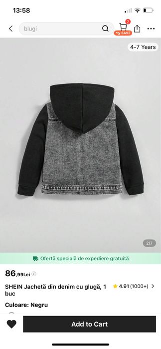 3 x geaca pentru copii