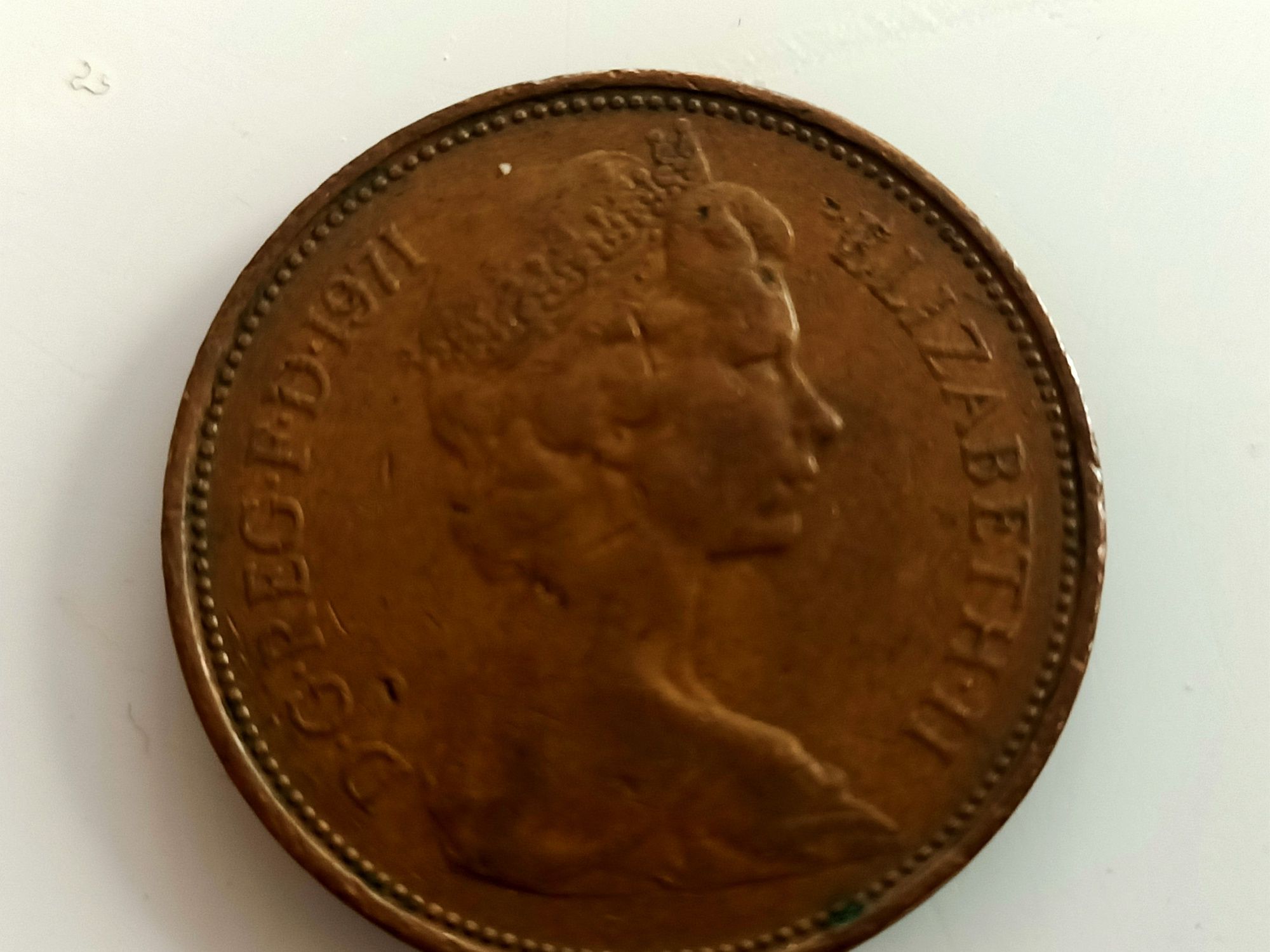 2 pence 1971 Elizabeth II