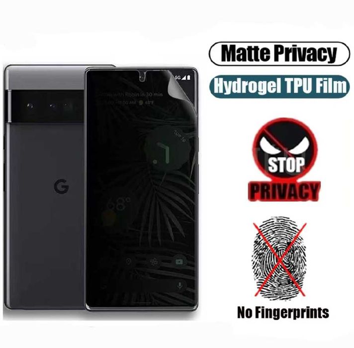 Folie Silicon Mat Privacy Google Pixel 10 9 Pro XL 8 7 6 5 4 8A