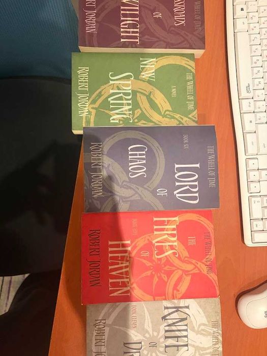 Поредица Колелото на Времето (Wheel of Time) на англйски