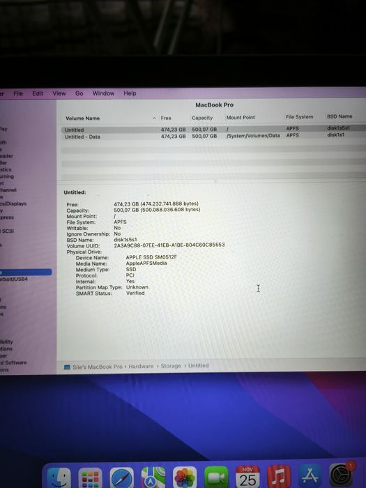 Macbook pro a1398 i7 16gb