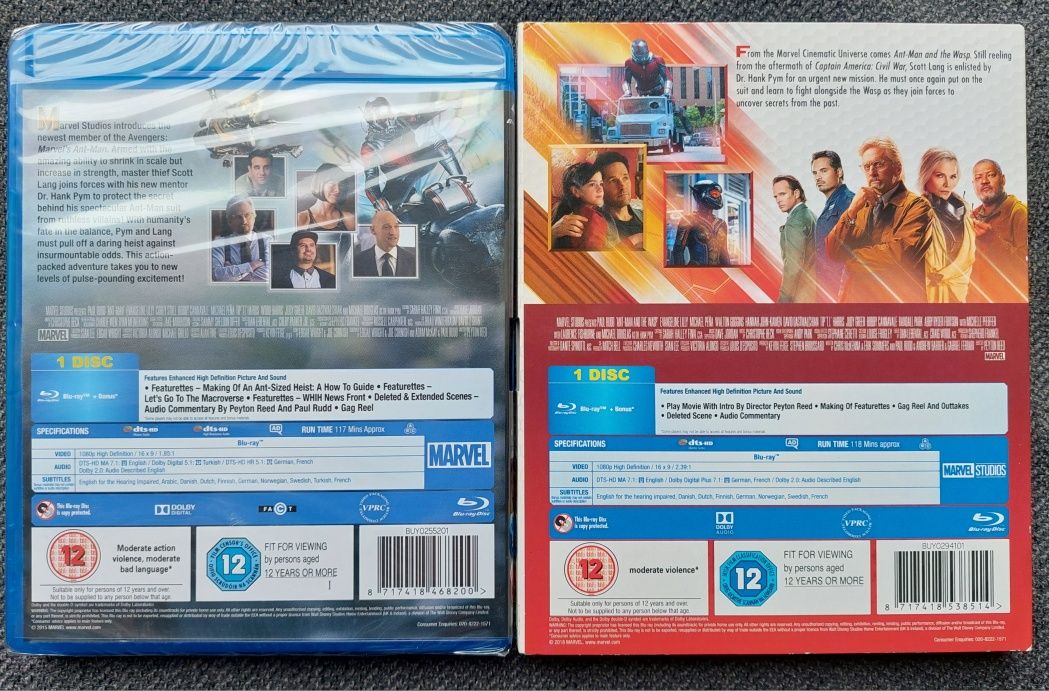 Филми на Марвел -  Avengers / Отмъстителите на Blu-Ray (блу рей)
