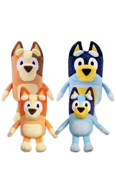 Bluey, Bingo si parintii (4 jucarii de plus-inaltime 25 cm fiecare)