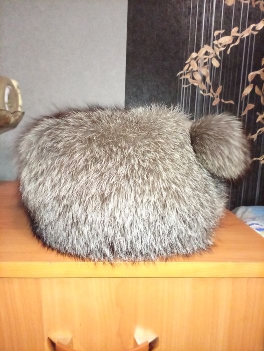 Шапка женская чернобурка