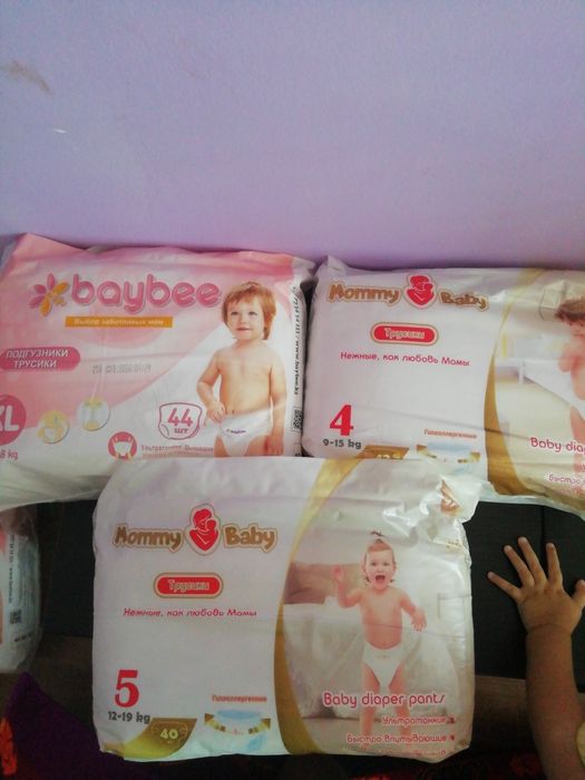 г. Атырау. Памперсы ""baybee" Mammy baby"