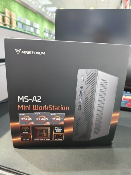 Minisforum MS-A2 Ryzen 9955HX 32 DDR5 2 Tb ssd . Новый. Дешевле Китая