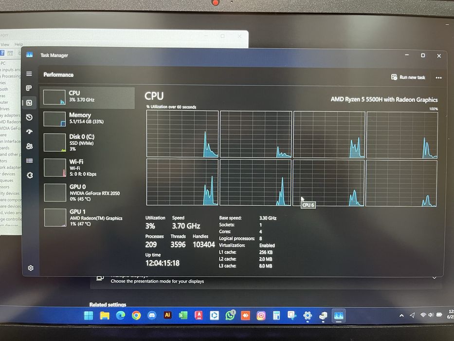 Lenovo Ideapad Gaming 3 15ACH6