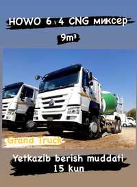 Howo 6×4 CNG mikser