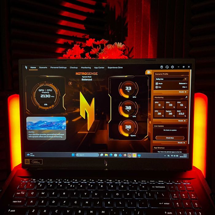 Laptop Gaming Acer Nitro V15 – 40GB RAM 5600MHz – RTX 4050 – i5-13420H