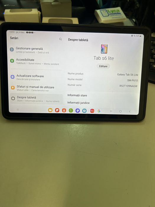 Vand Tableta Tab S6 Lite