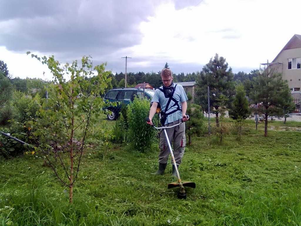 Культиватор, триммер, бензопила работы по огороду, дачи.