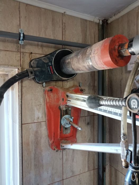 Servicii de carotaj, Carotare gauri hote centrale aerisire.