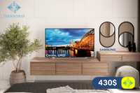 Ultra yupqa qora korpusdagi Samsung UE43BU8500UXCE LED televizori 4K