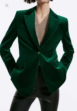 Намалено Zara чисто ново сако кадифе