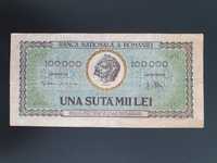 100 000 lei 1947 bancnota romanesca