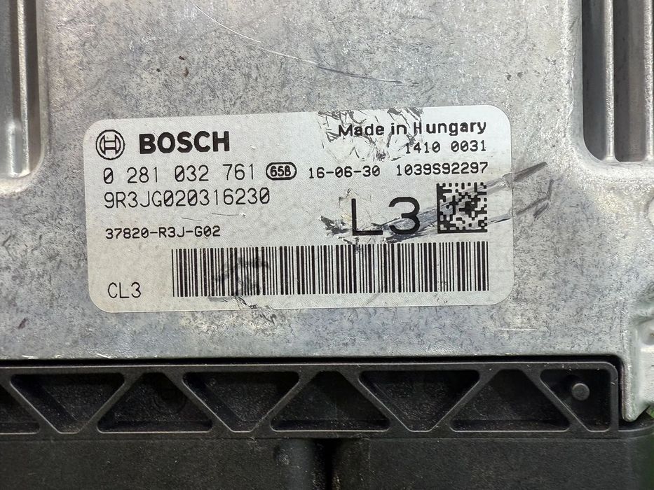 CALCULATOR MOTOR ECU HONDA CIVIC TOURER 1.6 DIESEL 2017 COD OEM 37820-R3J-G02 1039S92297 2013-2017