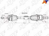 Привод в сборе  Toyota Camry