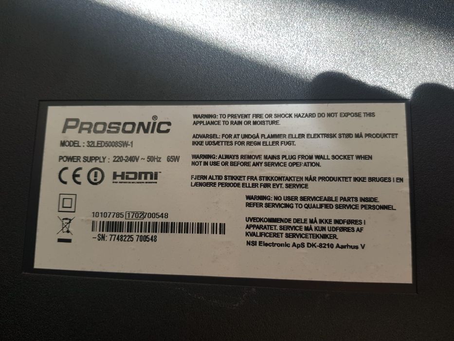 Vand televizor Smart Prosonic diagonala 81 cm