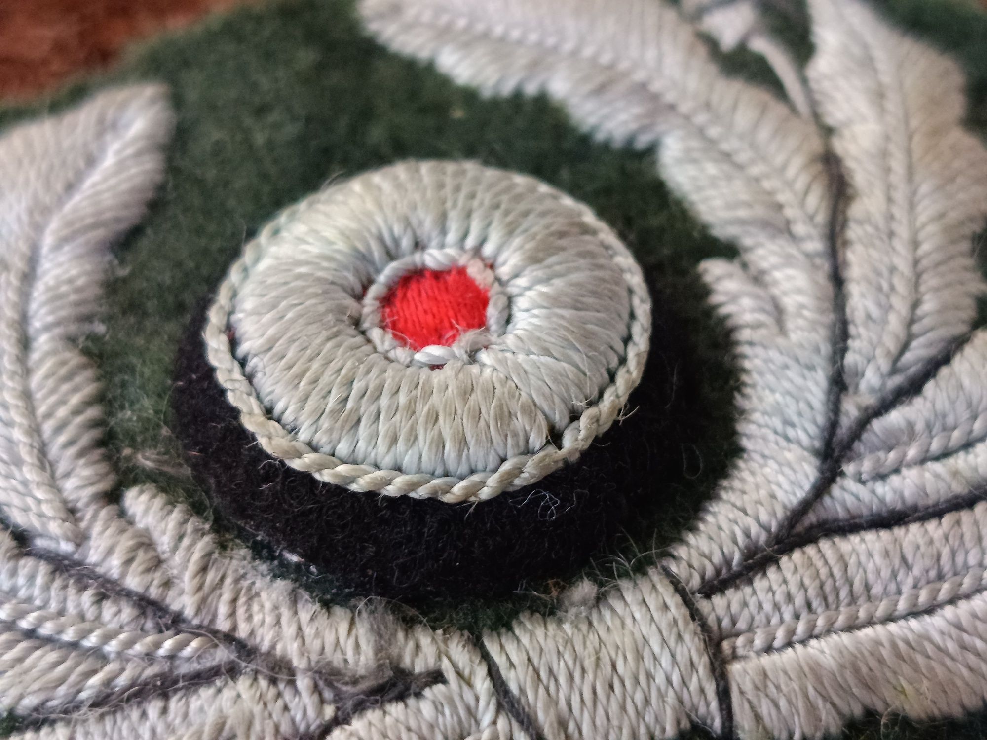 Emblema cascheta ofițer german/ Herr /Wehrmacht WW2