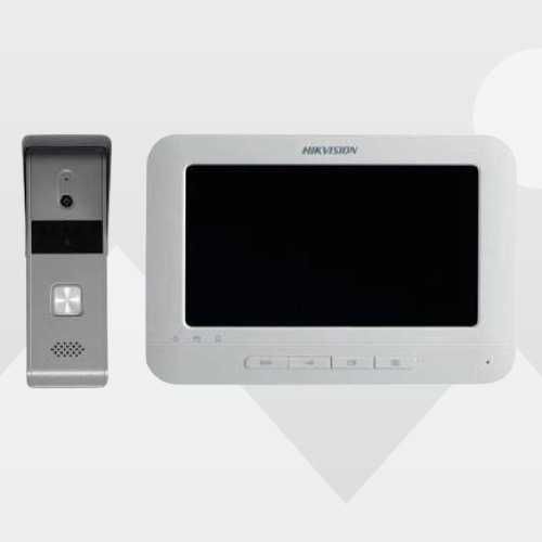 Комплект видеодомофона
Hikvision DS-KIS205T