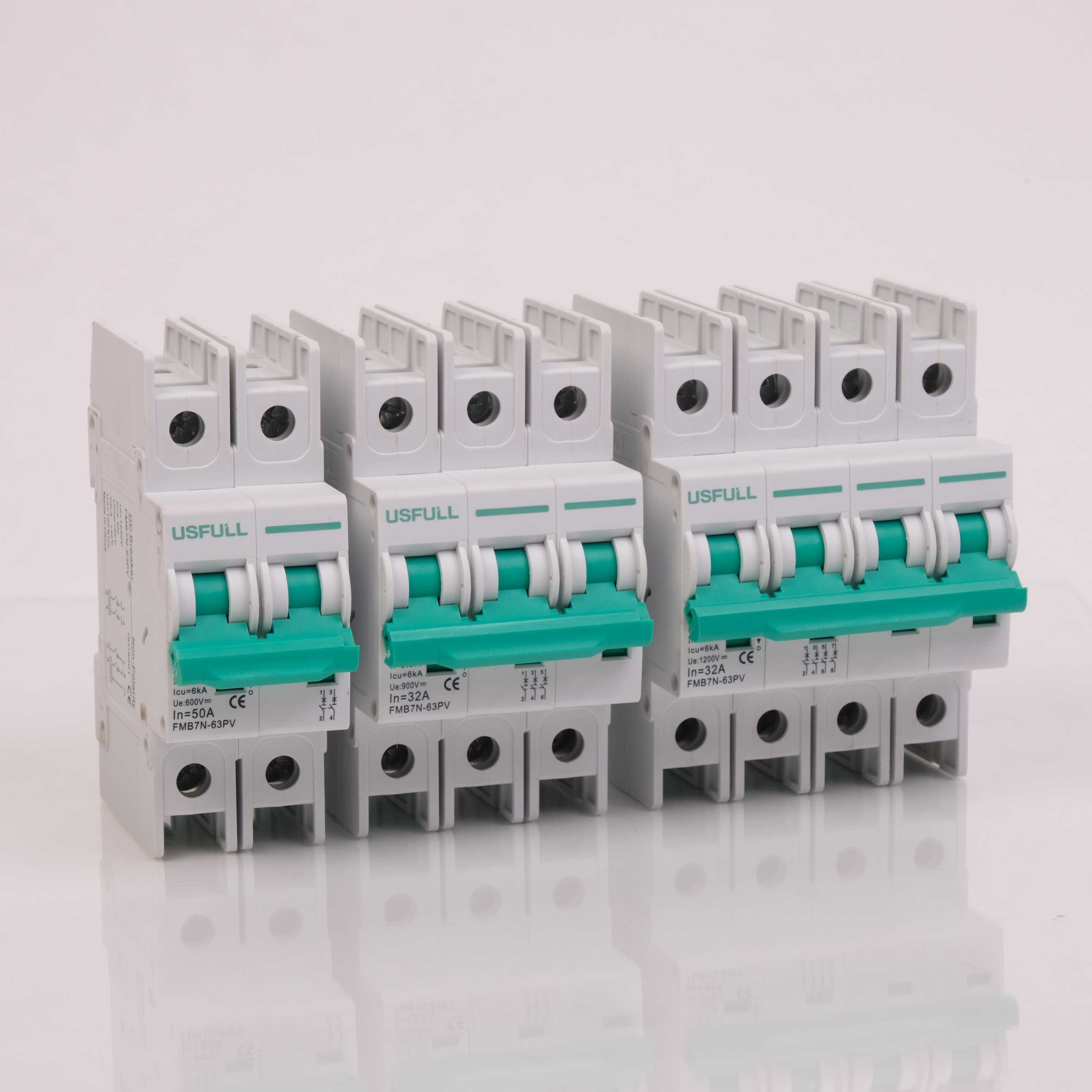 DC предпазител за соларни системи 600-1200V/16A,20A,25А32A,40A,50A,63А