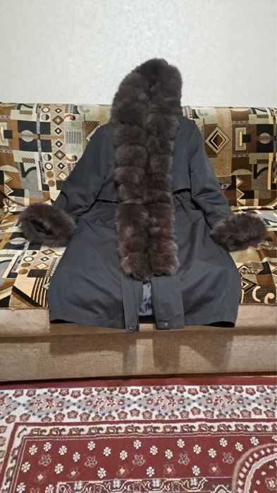 Женская куртка дубленка Зимняя