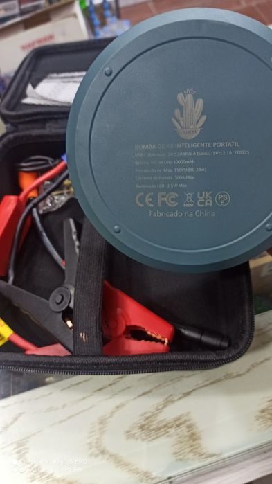 Power bank va nasos 2v1  avtomobil uchun