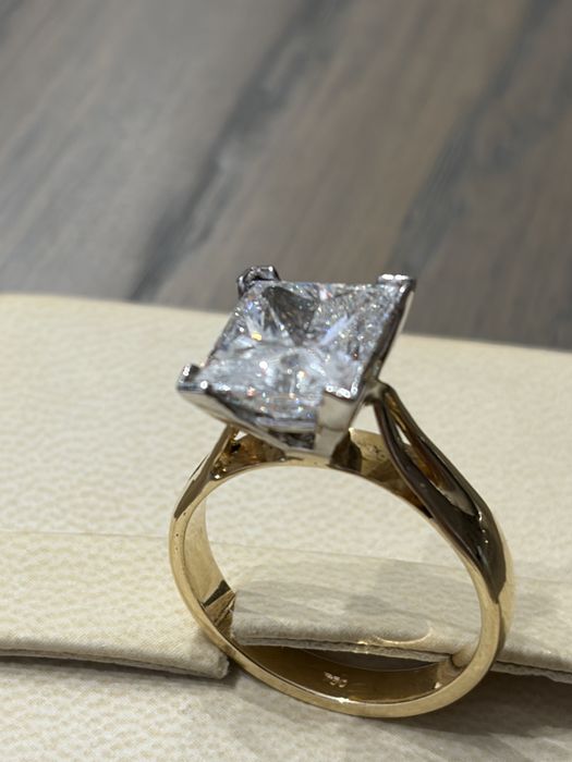 Кольцо с брилиантом 6.51 карат