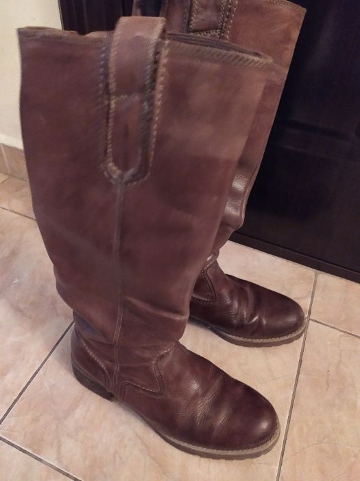 Ботуши зимни  естествена кожа