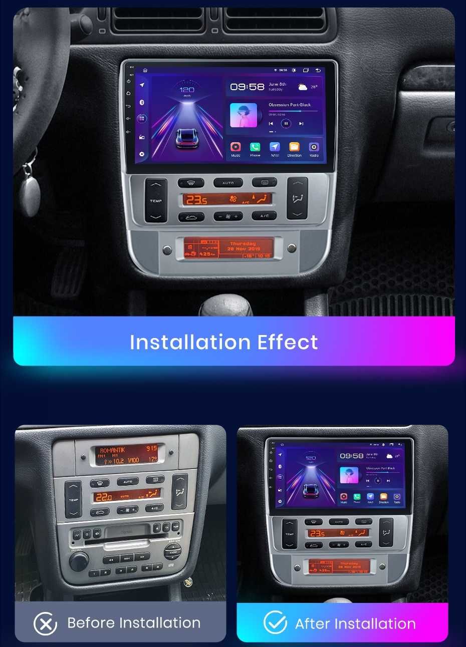 Peugeot 406 1994 - 2005 Мултимедия Навигация Android
