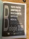 Carti de teste admitere medicina materia Biologie