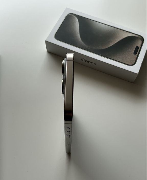 Iphone 15 pro max 256gb natural titanium in garantie