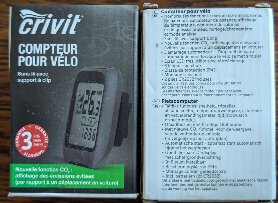 Computer bicicleta wireless Crivit