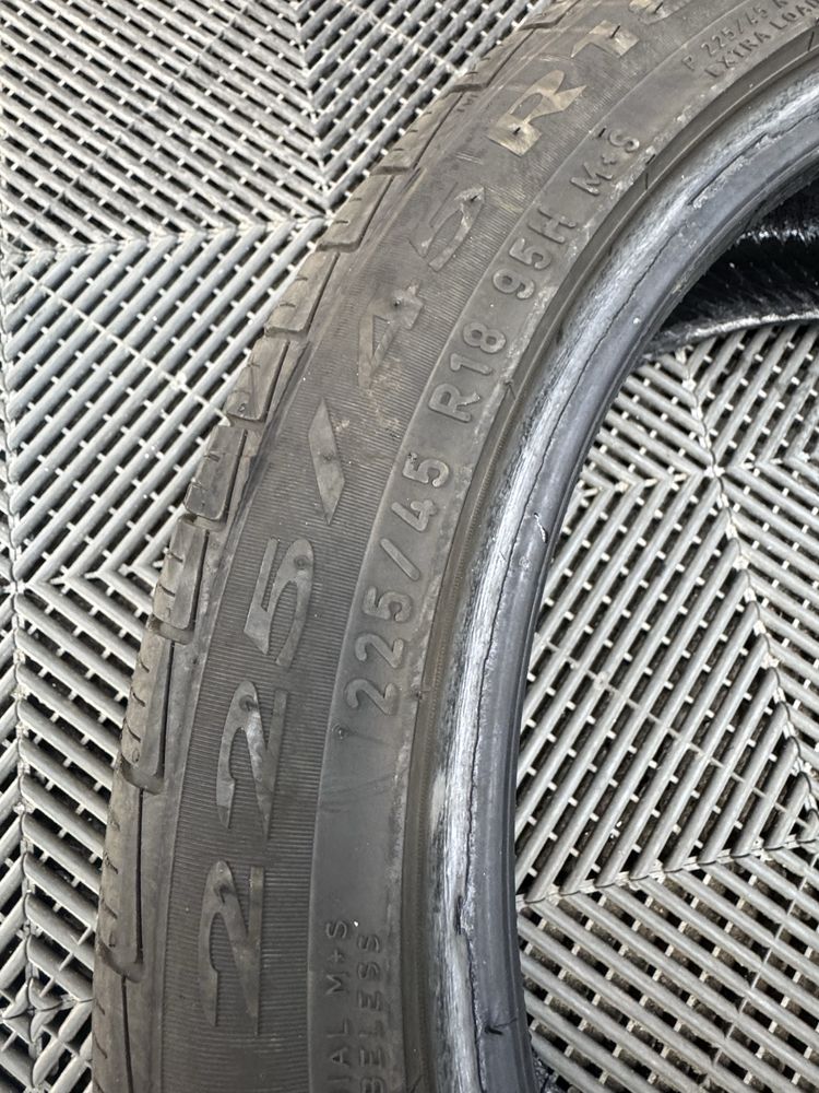 4бр гуми 225 45 18 и 245 40 18 Pirelli Dot22  летни/всесезонни гуми